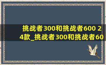 挑战者300和挑战者600 24款_挑战者300和挑战者600选哪个